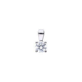 Luxusní stříbrné přívěsek s řetízkem Diamonfire 0.5ct